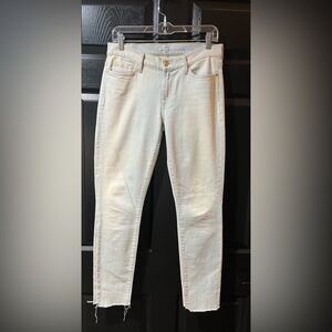 7 For All Mankind Mid Rise Skinnu Jeans